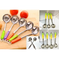 Stainless Steel Large Soup Spoon Ladle Slotted Soup Ladle Steamboat Spoon 火锅汤漏勺