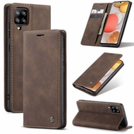 🔅 Flip Case Samsung A12 / M12 Original CASEME Leather Wallet Casing