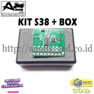 BOX+KIT S38 Modul Strobo 8Channel / Modul Running Combinasi / Kit Modul Led BK-S38