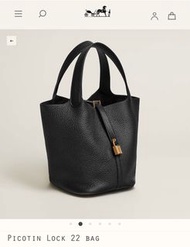 Hermès Picotin Lock 22 Bag 黑金