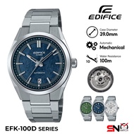 CASIO EDIFICE EFK-100D Original Men Automatic Watch Sapphire Glass Stainless Steel Band 100M Water R
