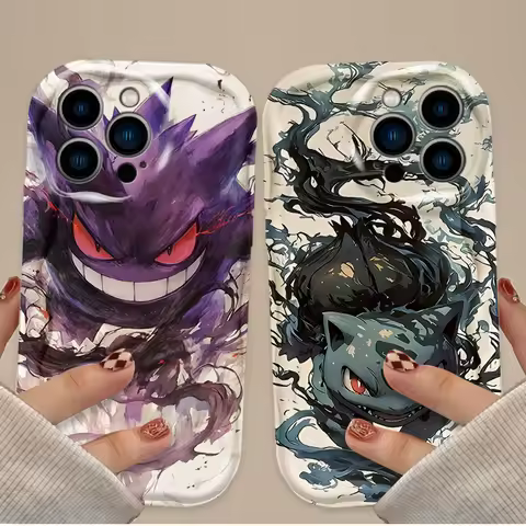 Ink Painting P-Pokemon Case For Xiaomi Poco X7 X6 X5 X3 F6 F5 NFC F4 F3 M6 Pro 4G Mi 13 12 11 Lite 5
