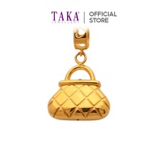 TAKA Jewellery 916 Gold Charm Bag