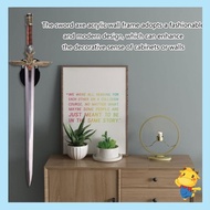 be> Set of 2 Acrylic Swords and Axes Storage Stand Wall Mount Vertical Display Rack for Home Decorat
