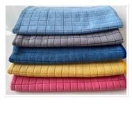 Combo 5 Khăn lau xe ô tô cao cấp 40x40cm 40x60cm và 50x55cm chất lượng cao Microfiber mềm mịn thấm n