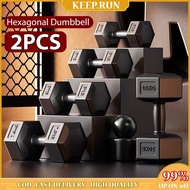 Dumbbell Set 10/15/20kg Hexagon Dumbell Bumper Rubber Coated Exercise Weight Training Equipment