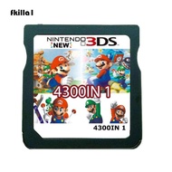 FKILLAONE Game Cartridge Card, Funny Best Gifts Video Game Card, with Box 4300 in 1 Interesting Game Memory Card for DS NDS 3DS 3DS NDSL