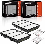 A-Premium 2-PC Engine Air Filter Compatible with Nissan TITAN 2017-2023 5.6L, Replace# 16546EZ31A