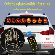Car Finger Expression Light Remote Control Led Lighting Gesture Light Road Rage Middle Finger Gestur