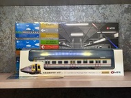 港鐵 MTR 1:87比例 HO Scale 東鐵線 載客列車模型 九廣鐵路 KCRC 第一代電氣化列車 連 港鐵車票精選集 #MCW#都城嘉慕#黃頭#頭等#火車