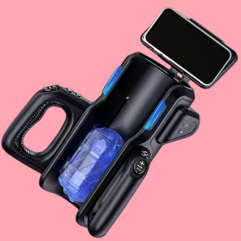 700 Times/min Realistic Vagina Masturbator Man Male Masturbation Toys Telescopic 12cm Leten THRUSTIN