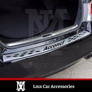 Honda Accord G8 Rear Guard Bumper Protector Stainless Steel Titanium Black Rear Bumper Cover LMX Car Accessories