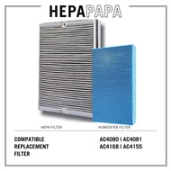 Philips AC4081 Compatible Replacement Filters [Free Gift] [SG Seller] [7 Days Return] [HEPAPAPA]