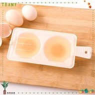 TEAMY Egg Steamer Kitchen Tool Baking Cooking 2 Eggs DIY Draining Egg Boiler