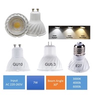 LED Bulb GU 5.3 GU 10  E27 7W AC 240V Ready Stock Eye Ball Bulb GU 5.3 GU 10  E27