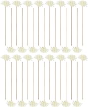 EXCEART Reed Diffuser Sticks 30pcs Diffuser Sticks Artificial Flower Rattan Reed Essential Oil Aroma Diffuser Sticks for Office Home Decor Perfume Tester Strips