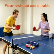 Lightweight Table Tennis Battle Set, Strong Spin Rackets & Fast Mount Net, Family Universal Sports G