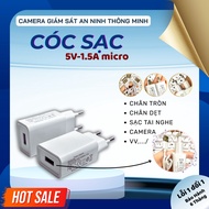 5V 1.5A micro charger for Camera, headphones, usb charger, 1.5A charging adapter