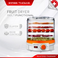 Swiss Thomas Household Dried Fruit Machine Food Dehydrator Fruit Dryer Pet Snack Vegetables Spices H