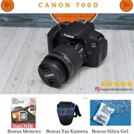 #Bekas! Terbaruu Kamera Dslr Canon Eos 700D 18-55Mm