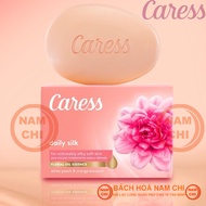 [COMBO] Xà Bông Cục CARESS Daily Silk Hương Đào Trắng Và Hoa Cam - USA
