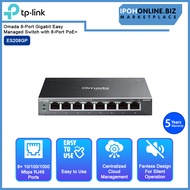 TP-LINK ES208GP Omada 8-Port Gigabit Easy Managed Switch with 8-Port PoE+