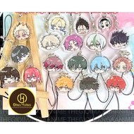 (EXPRESSIVE) BLUE LOCK phone lanyard mica acrylic keychain anime nagi chigiri isagi bachira kaiser n