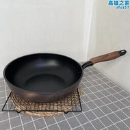 庫存便宜炒鍋日式不沾鍋28cm30cm湯鍋煎鍋不生鏽瓦斯爐適用