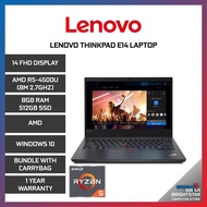 Lenovo ThinkPad E14 20T6S0H800Laptop (14 Inch FHD / AMD Ryzen / R5-4500U / 8GB/ AMD Graphic / 1 Year)