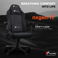 TTRACING SWIFT X 2020 AIR THREADS FABRIC GAMING CHAIR - DUSK