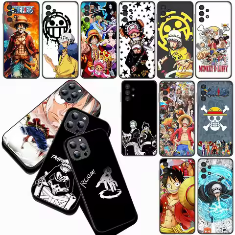 Trafalgar D Water Law ONE Luffy PIECEs Soft PhONE Cover for Samsung Galaxy A04 j7 J5 J2 Prime J8 A01