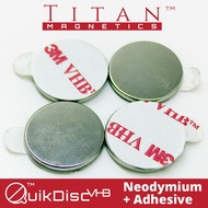 Strong Disc Magnets QuikDisc VHB – Neodymium Magnets with 3M VHB Foam Adhesive
