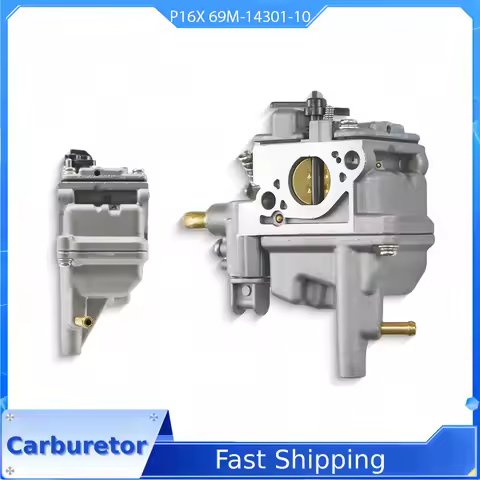69M-14301-10 Outboard Carburetor For YAMAHA F2.5 2.5hp 4-stroke Boat Engine Motor P16X Carb