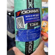 90/90-16 Yokohama tubeless tire (Turquoise coated)