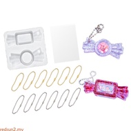 redsun2 Epoxy Casting Mold Pendant Keychain Silicone Mold For Sand Flows Candy Creation