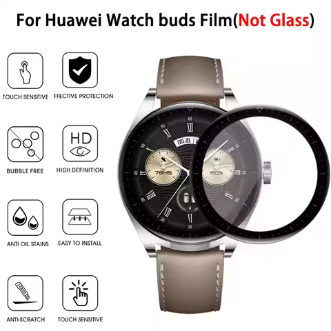 Protective Film For Huawei Watch Buds HD Clear 3D Curved Soft Edge Cover Screen Protector For Huawei