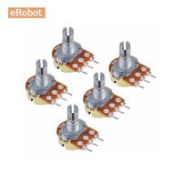 10Pcs WH148 Potentiometer 1K 2K 5K 10K 20K 50K 100K 250K 500K 1M Ohm 15mm 3pin Linear Taper Rotary P