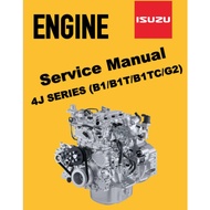 ISUZU ENGINE 4J SERIES (B1/B1T/B1TC/G2) SERVICE WORKSHOP MANUAL