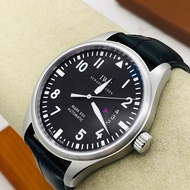 Gift Black Belt Men's Watch Series IWC IWC Black Disc Automatic Mechanical Pilot Men's Watch