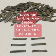 Combo 10c Socket main Samsung - charging board SamSung A51 - A31 - A21s - A70 - A71 - A30s - Note 10
