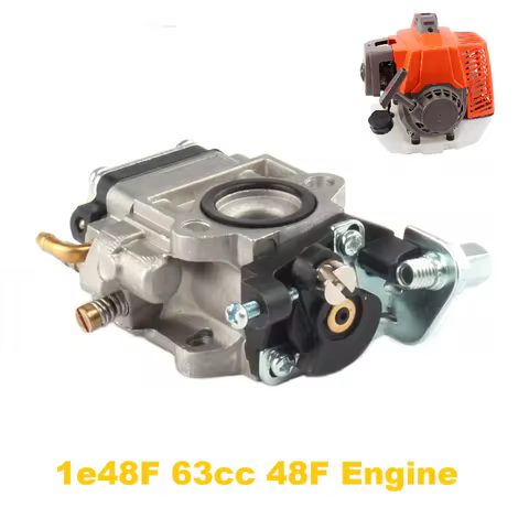 Heavy Duty Carburetor Carb Universal Fit 1E48F 48F 63CC 6300 2 Stroke Engine TZ631E TZ632E 3WT-300 3