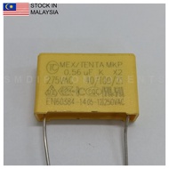 0.56uF 275V, X2 AC Film Capacitor, 15 (H) x 6 (D) x 22mm (Lead Spacing) (564K)