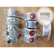 Thank You Sticker/ Thank You Happy Birthday Sticker/ Birthday Sticker