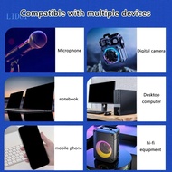 LIDU1 USB C to 3 5mm TRS Microphone Cord Coiled Cable USB C 3 5mm Connectors 30cm