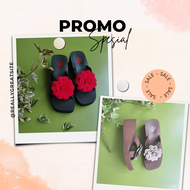 sandal megumi wanita wedges sunflower sandal wanita cantik sandal megumi