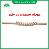 Gậy Gỗ Massage Cổ Vai Gáy Lưng Đả Thông Kinh Lạc Gậy Vạn Năng 10 Bi 20 Bi 38 Bi