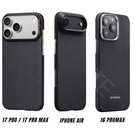 (แถมฟิล์มกระจก) เคส Pitaka Aramid Ultra-Slim สำหรับ iPhone Air / 17 Pro / 17 Pro Max / 16 Pro Max
