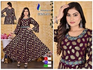 Long Kurti Dress Kurti Panjang Muslim Bollywood Sinple Tops Office Wear Traditional Indian Modern Ga