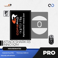 Corepad PRO VortexSeries INNO X2M Attack Shark R3 PTFE Gaming Mouse Feet (Speed-Hybrid)