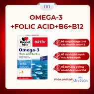 [GENUINE] Doppelherz Omega 3 Fish Oil Pills 30 Omega Supplement, Folic Acid, Cardiovascular Support